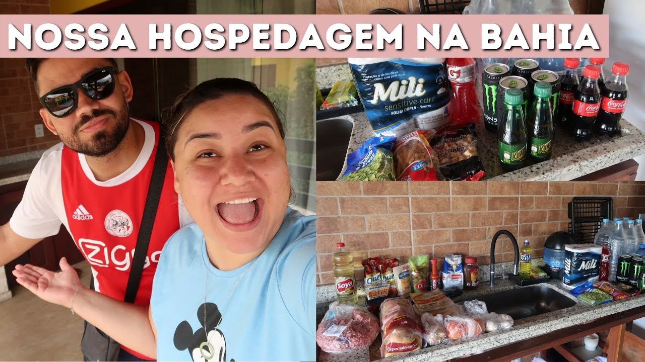 COMPRAS NO MERCADO, FIZ ALMOÇO E NOSSO LAR EM PORTO SEGURO