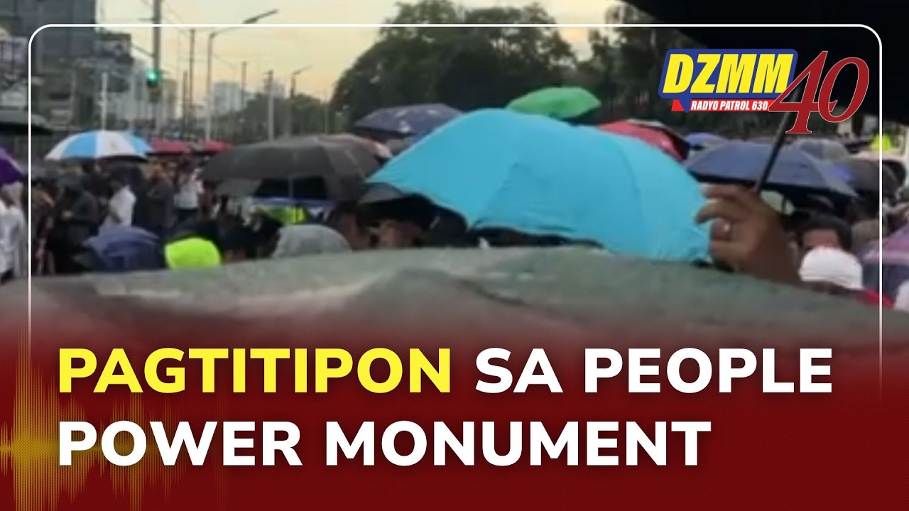 Hundreds gather at EDSA People Power Monument | DZMM Telereadyo (30 June 2026)