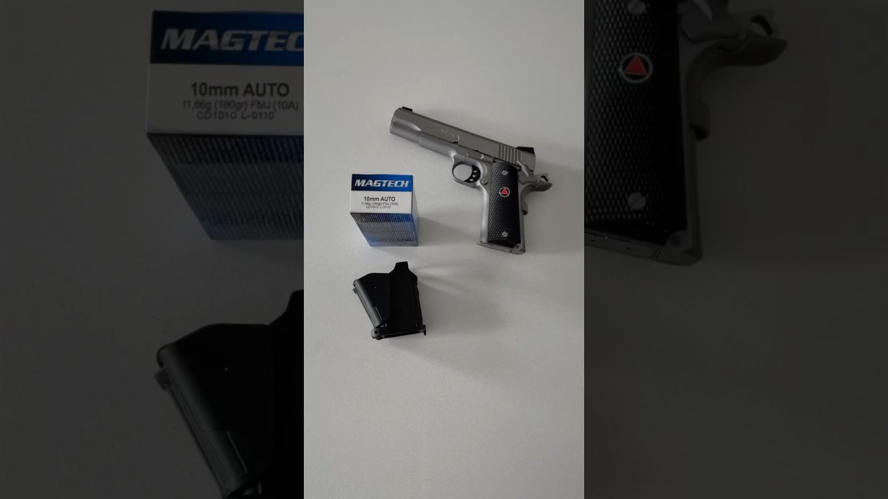 Disparando la 10MM Colt 1911 Delta Elite #shorts #1911 #Colt