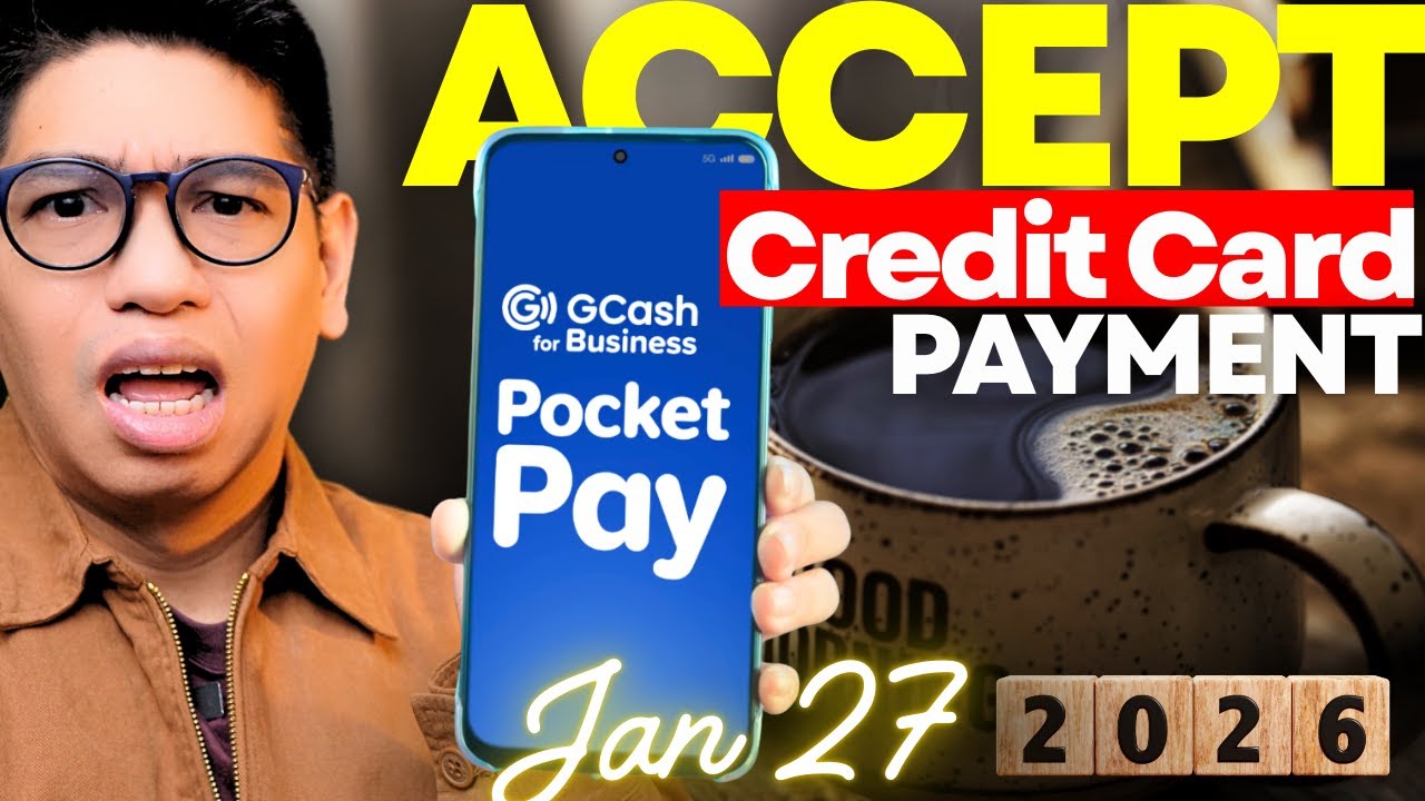 Good MORNING! Jan 27 - GCASH POCKET PAY - ACCEPT CREDIT CARD PAYMENT JUST USING YOUR PHONE!