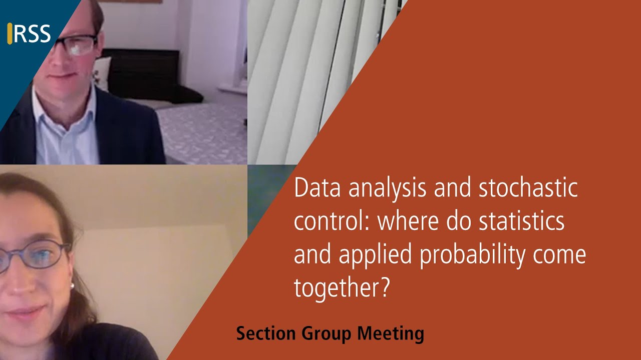 Data analysis and stochastic control: where do statistics and applied probability come together?