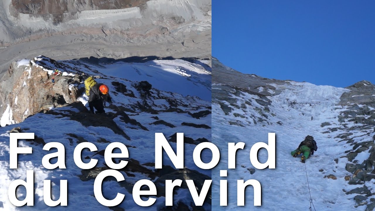 #2 Face Nord du Cervin Cervino Matterhorn voie Franz et Toni Schmid alpinisme montagne