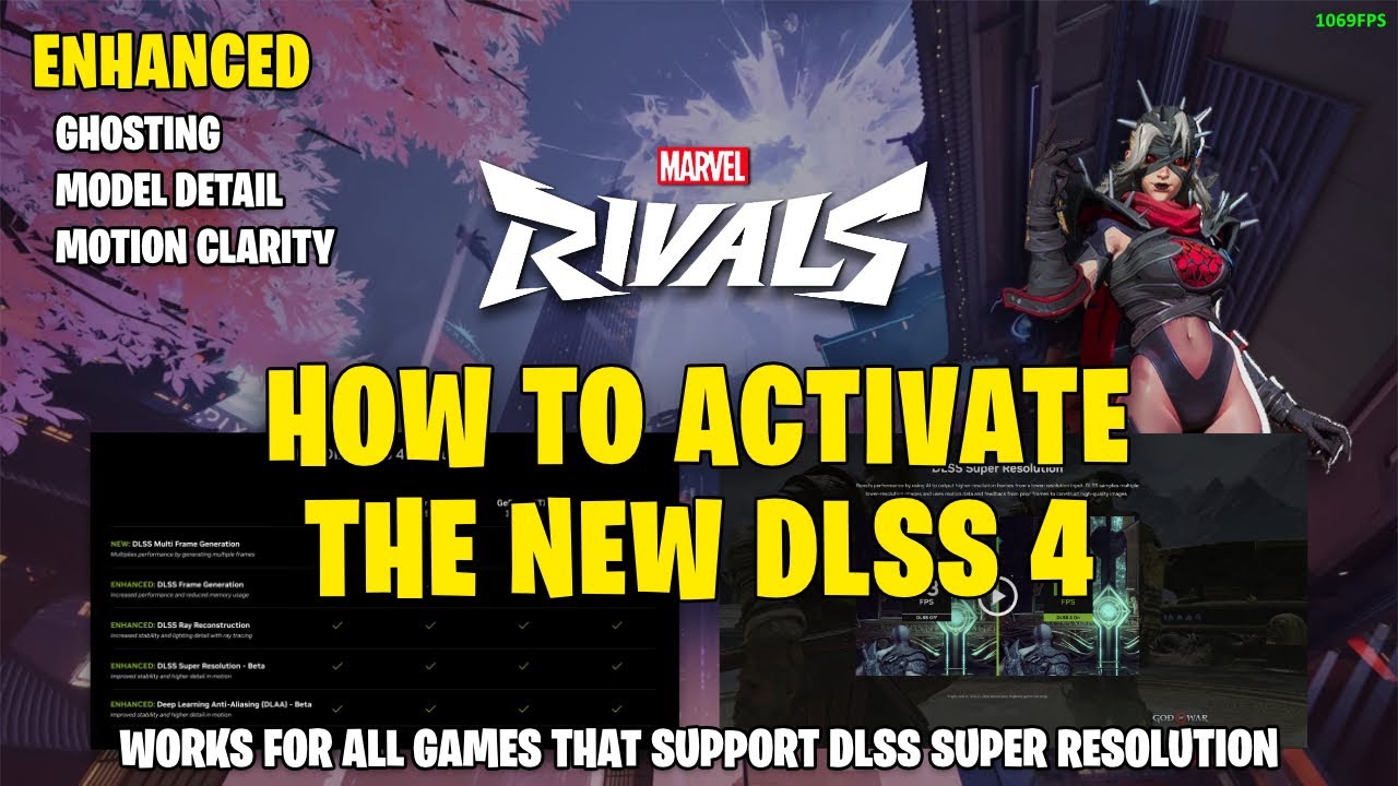 Как активировать новую технологию DLSS 4 от NVidia во всех играх &mdash; пример Marvel Rivals