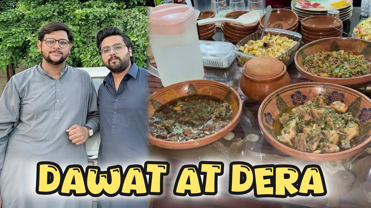Dawat at cousin's Dera 🤩