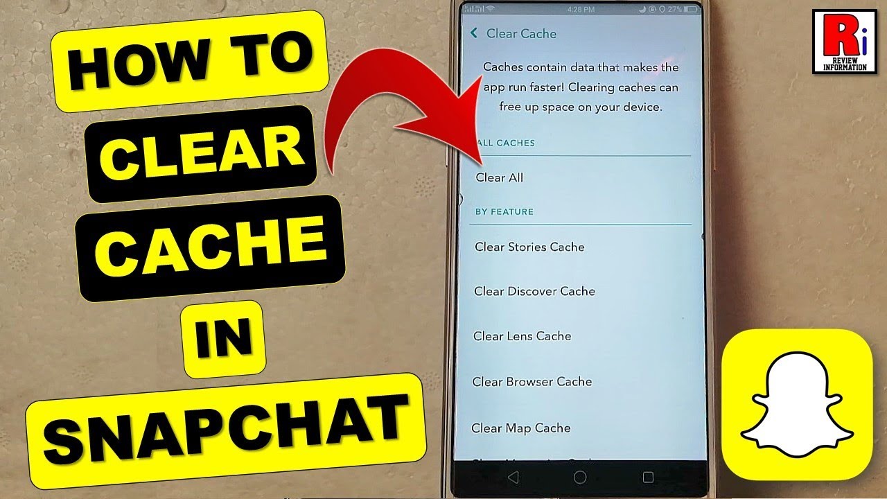 How To Clear Cache In Snapchat