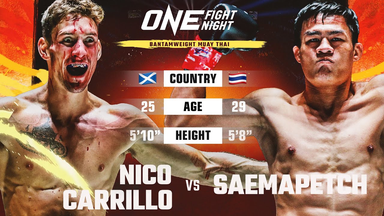 Muay Thai Collision 🤜💥🤛 Nico Carrillo vs. Saemapetch | Full Fight