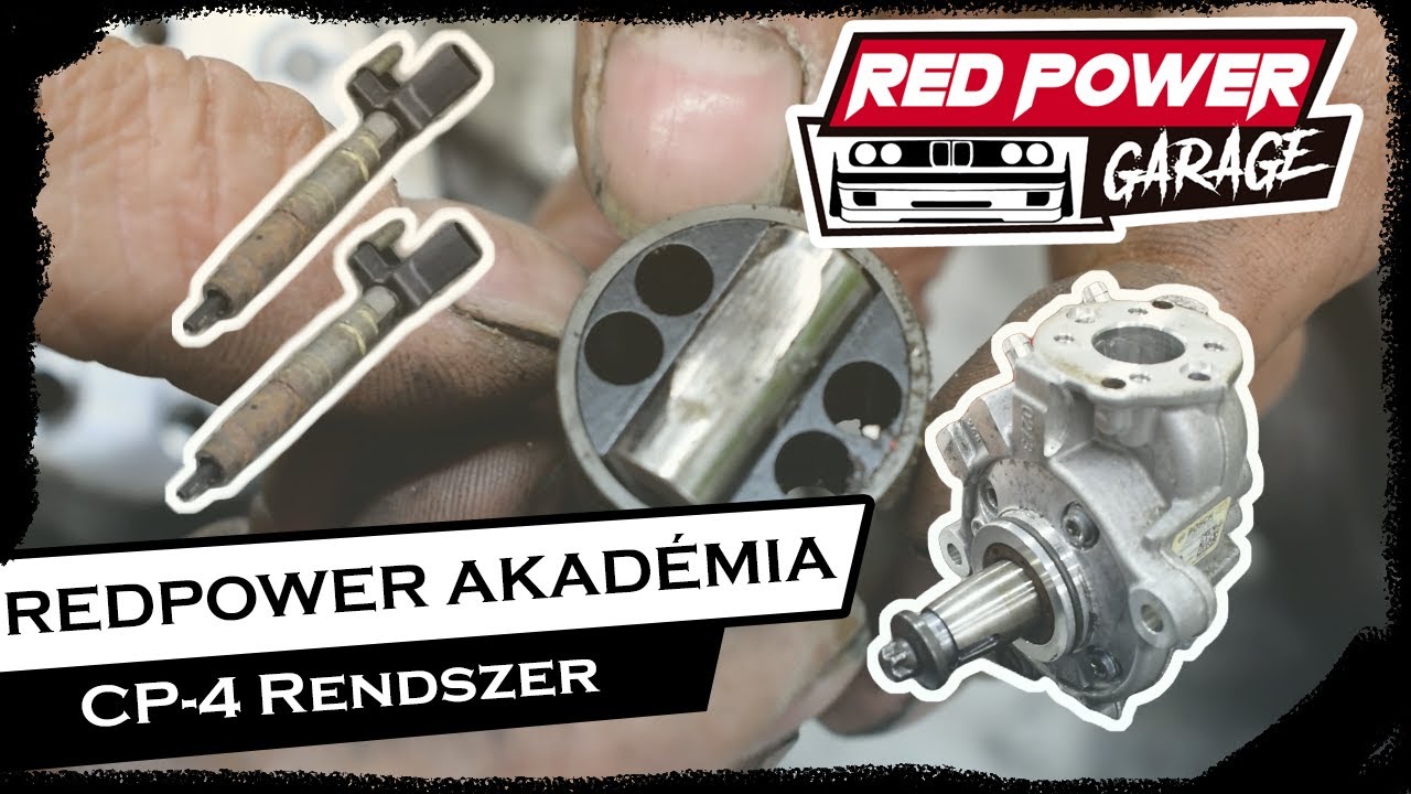 REDPOWER AKADÉMIA S1E2: BOSCH CP4 működése