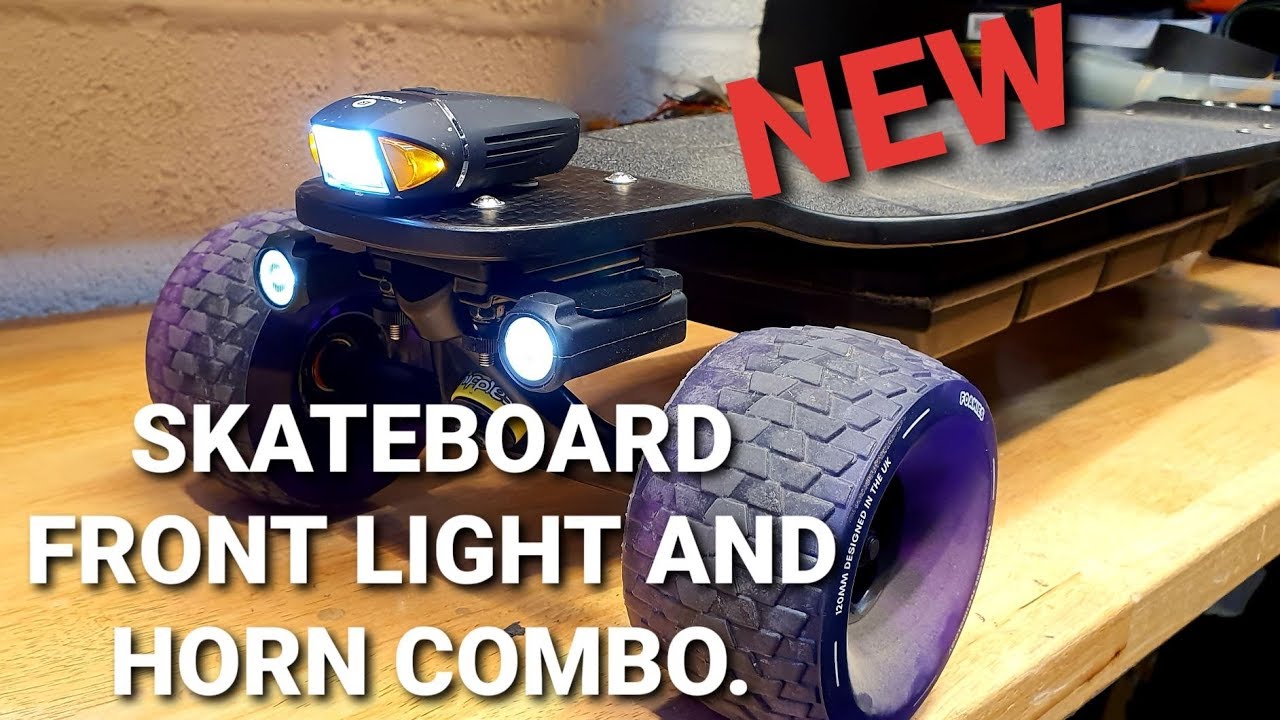 Skateboard HORN and LIGHT combo. Cheap and good?