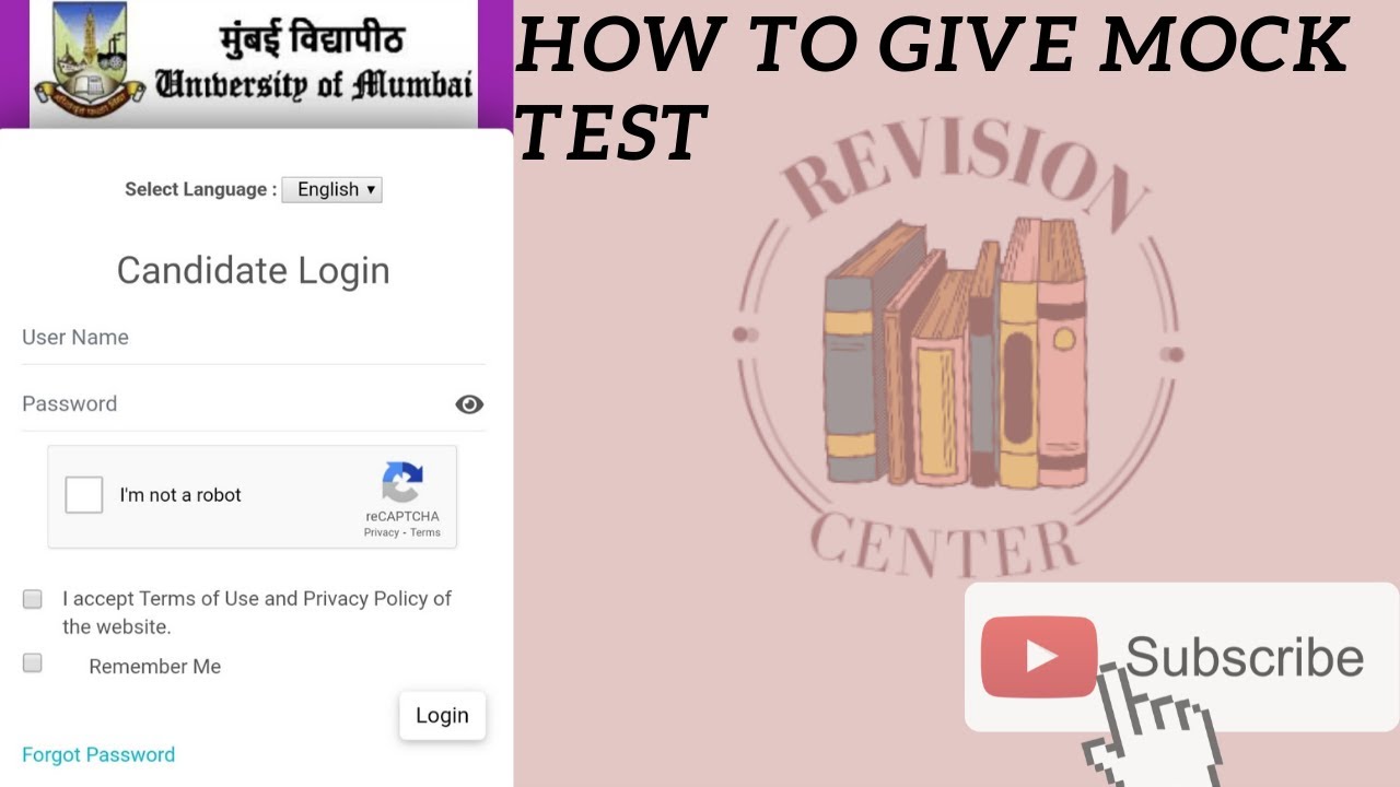 How to give mock test, Mumbai university IDOL