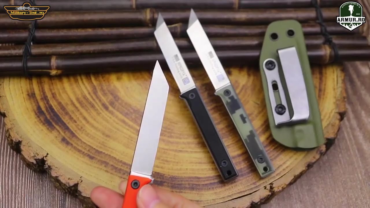 Japanese 7mm thick D2 steel outdoor hunting straight knife, G10 handle mini survival knife EDC