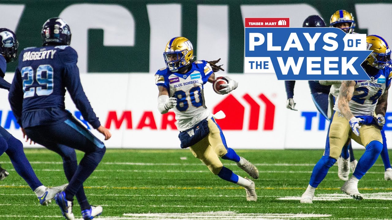 Big stage plays in the Grey Cup TimberMart Plays of the Week