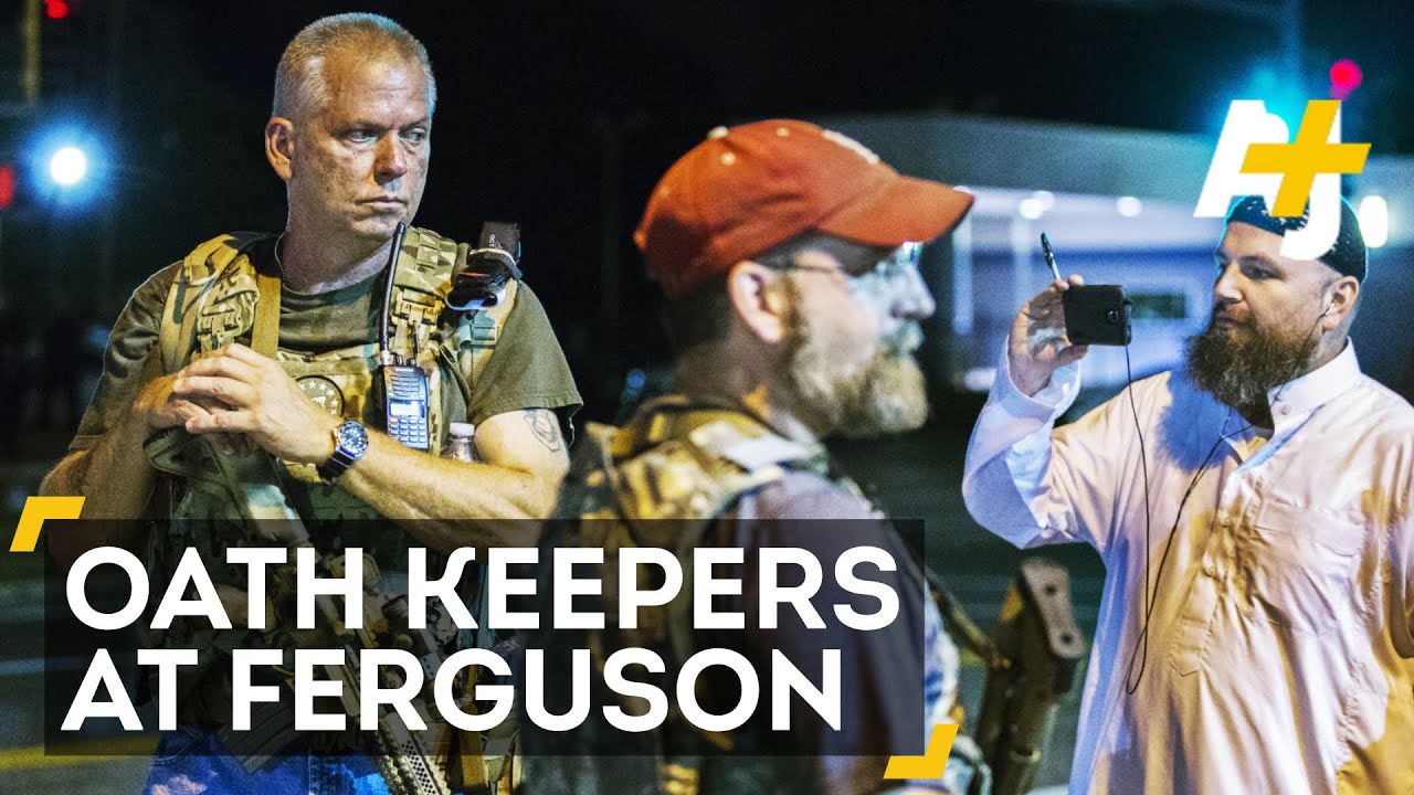 Oath Keepers Armed With Assault Rifles Create Unease At Ferguson Protests