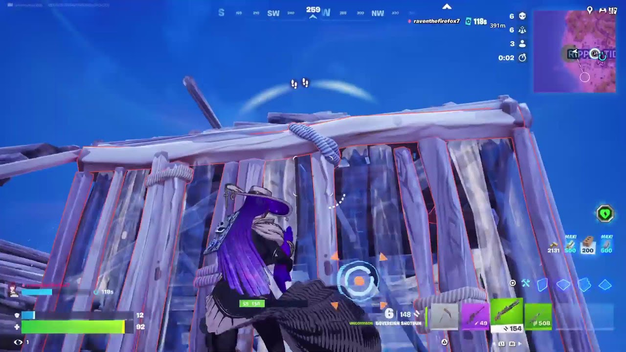 Testing out the new Demise Fortnite skin