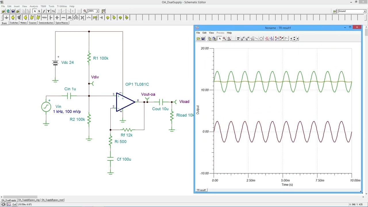 Op Amps: Single Supply Biasing