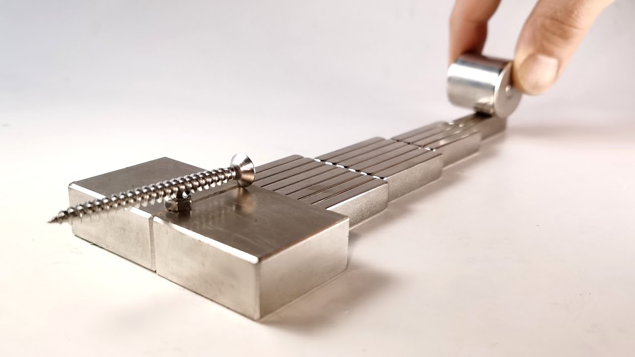 Simple and Powerful Magnetic Launchers | Magnet Tricks