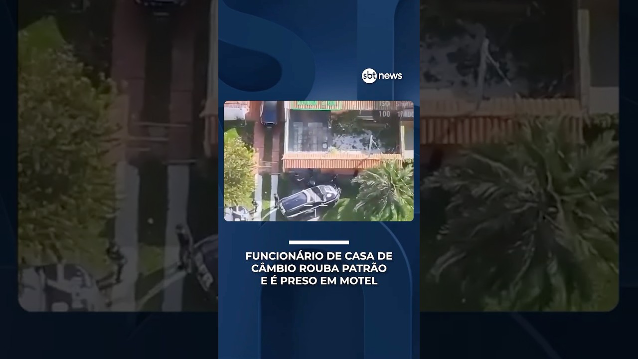 Funcion&aacute;rio de casa de c&acirc;mbio &eacute; preso em motel ap&oacute;s furtar R$ 200 mil do patr&atilde;o | #PrimeiroImpacto