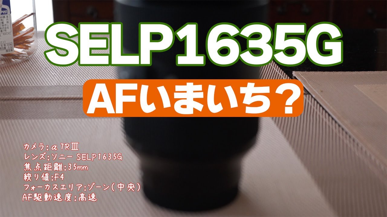 純正なのにAFいまいち？ソニー「SELP1635G」とシグマ「24-70mm F2.8」の比較
