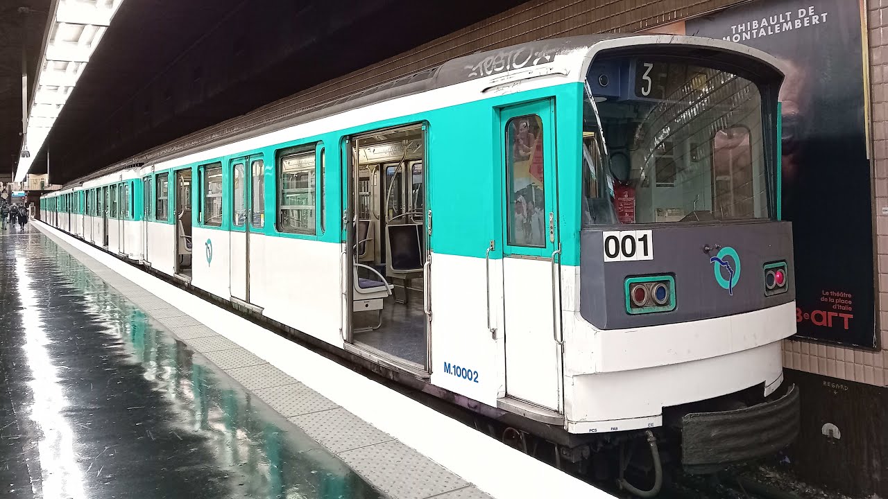 Métro Ligne 3🚇MF 67 D (001) : Gallieni➡️Pont de Levallois - Bécon