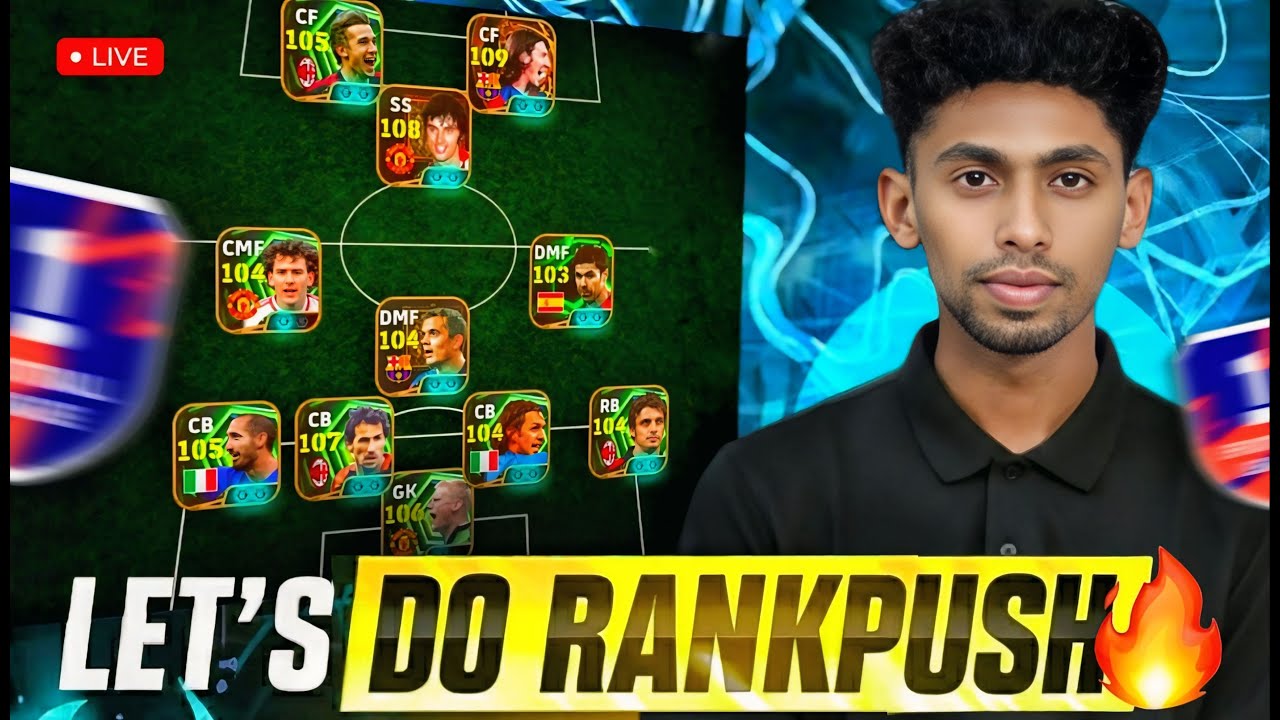 LET'S DO RANKPUSH 😎🔥  eFootball LIVE 🛑| Shammu GAMING #efootball