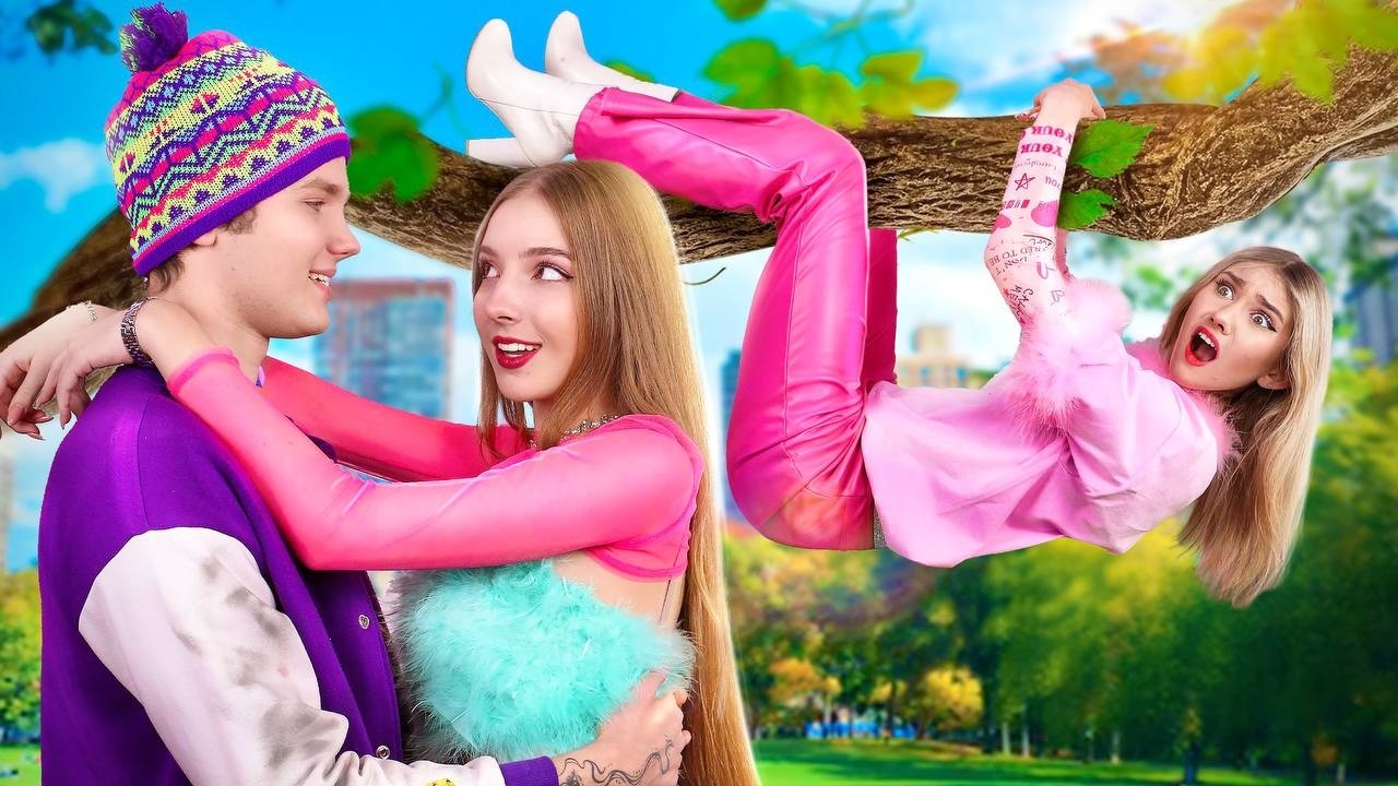 ¡Dos Multimillonarias se Pelean por Un Chico Pobre! Las Chicas Ricas se Enamoraron de un Chico Pobre