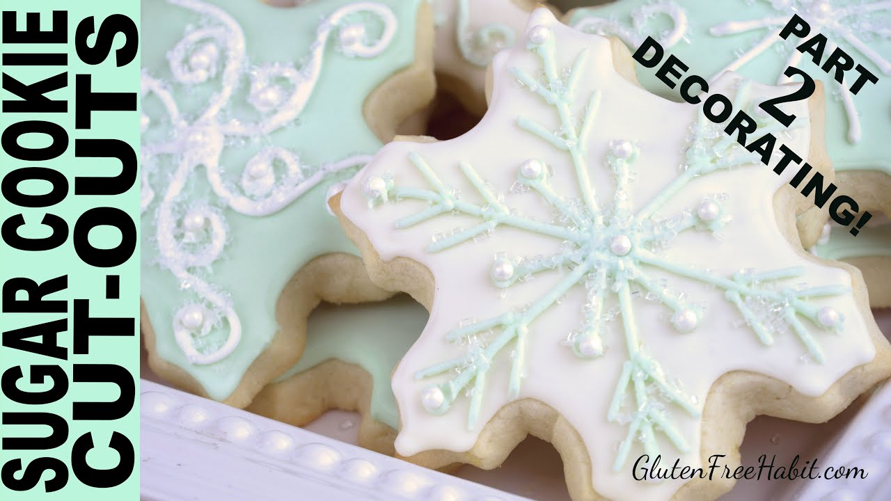 ROYAL ICING and HOW TO DECORATE GLUTEN FREE SUGAR COOKIES SOFT CUTOUTS Christmas Easter PART 2 OF 2