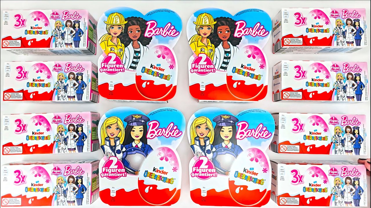 Kinder Surprise Eggs Barbie 