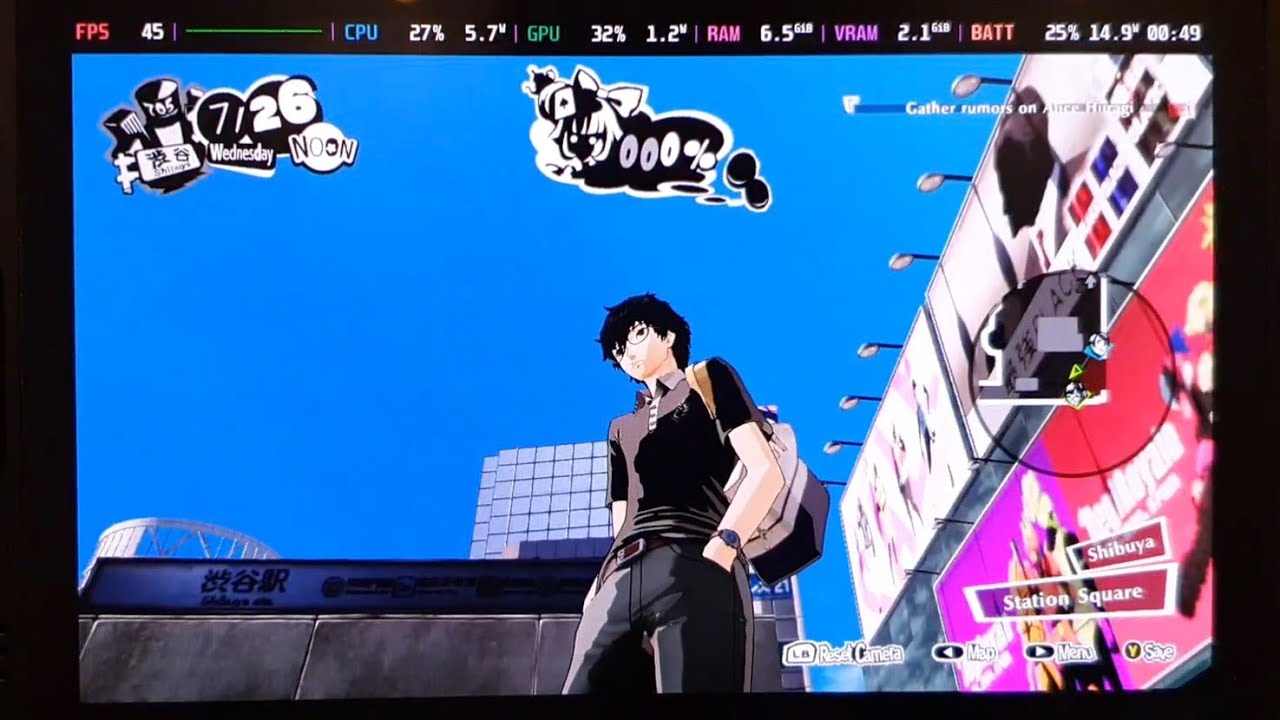 Steam Deck OLED 1TB: Persona 5 Strikers testing