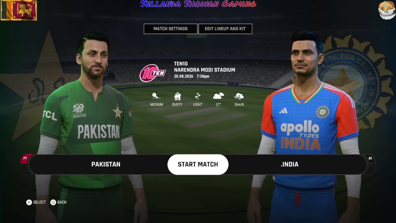 India vs Pakistan  T10 World Cup Match Cricket 24