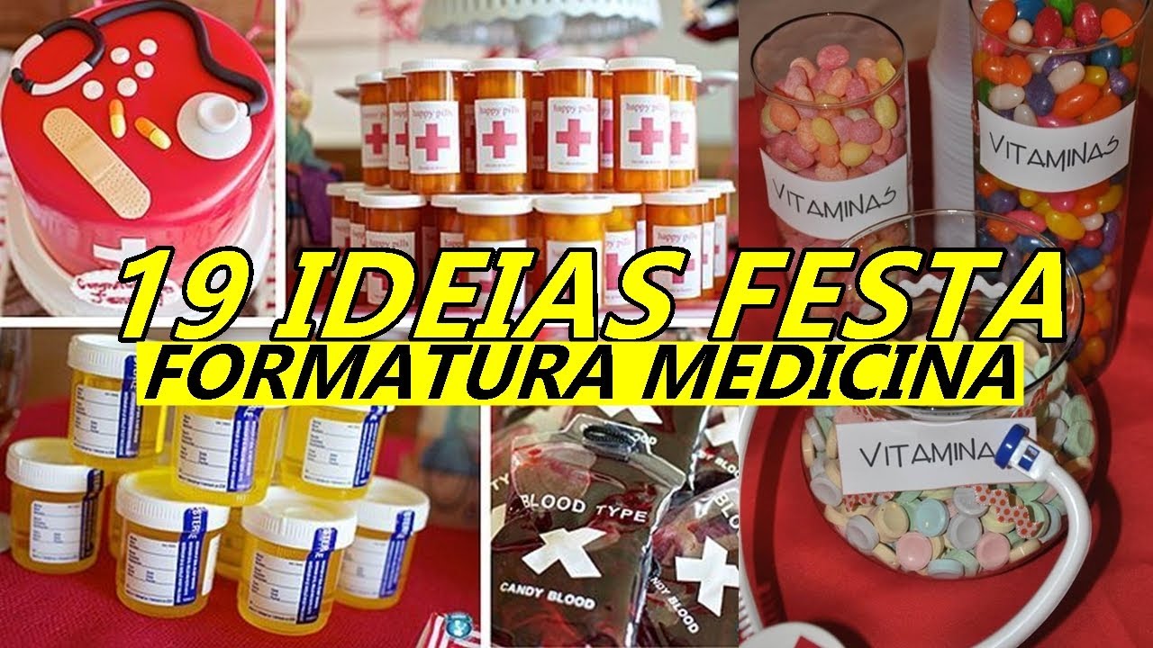 19 IDEIAS DE DECORAÇÃO PARA FORMATURA DE MEDICINA - FAÇA SUA FESTA