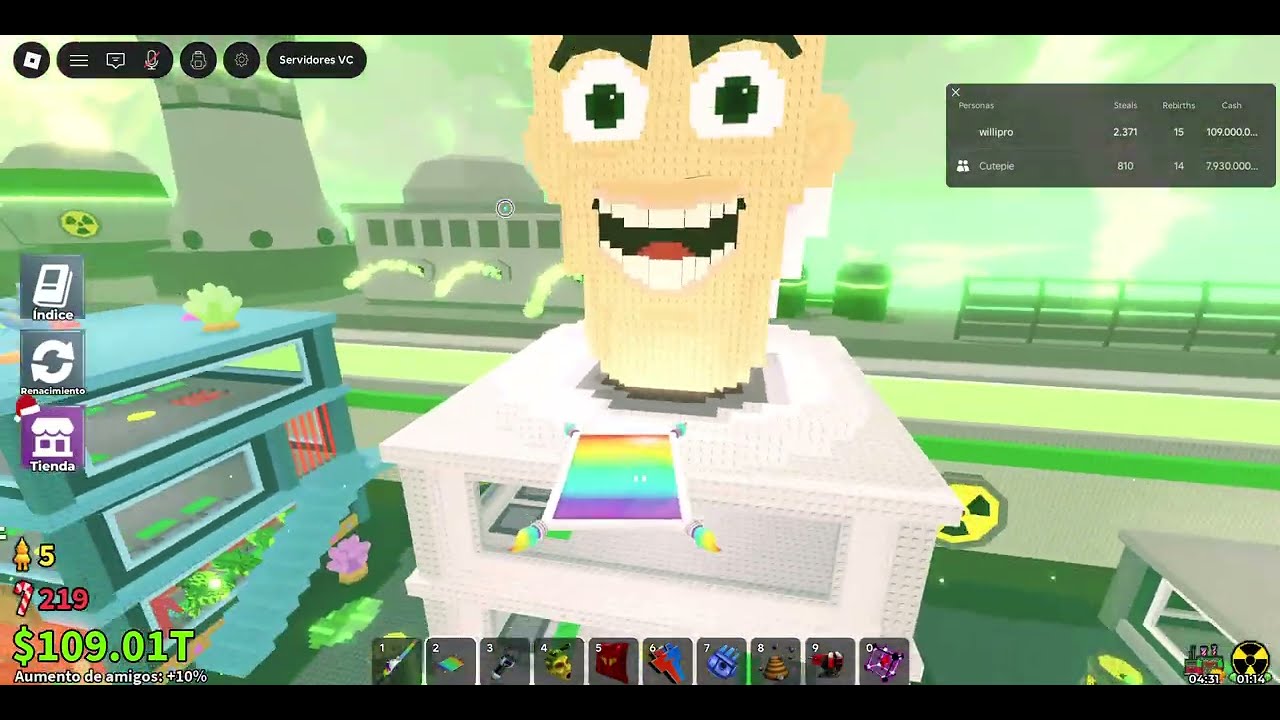 ¡ME ENCUENTRO CON UN HACKER EN STEAL A BRAINROT! Y PASA ESTO