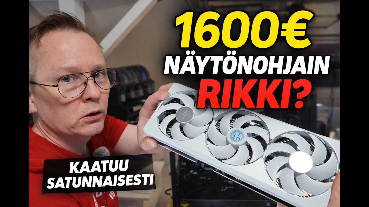 1600€ NÄYTÖNOHJAIN RIKKI? – Satunnainen vika, jota huolto ei löytänyt (RTX 5080)