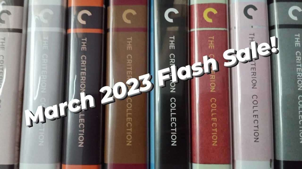 Criterion March 2023 Flash Sale