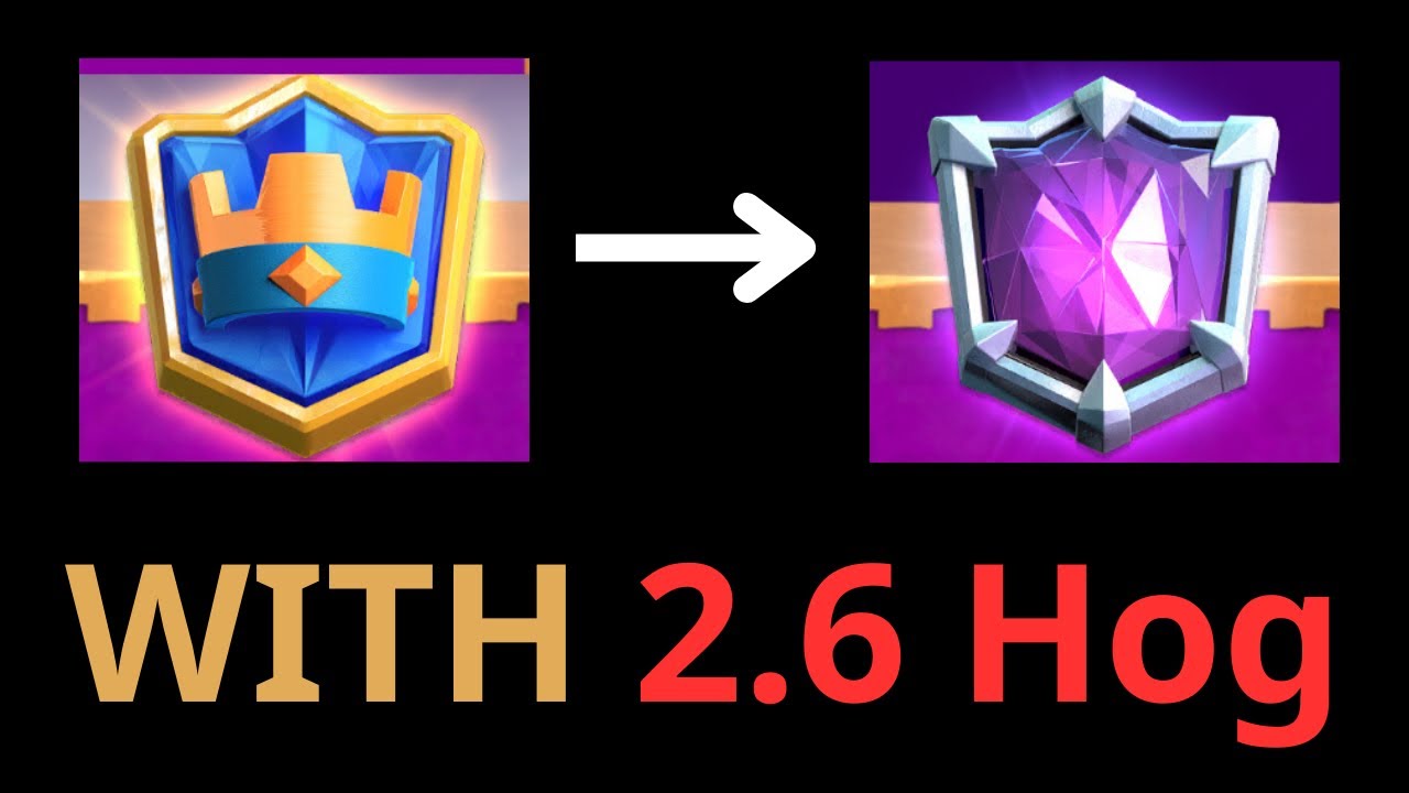 2.6 Hog All Games To Ultimate champion | Clash Royale