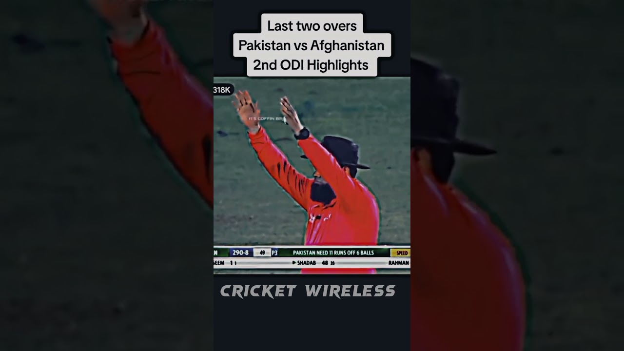 Pakistan Vs Afghanistan Live Match  | Cricket wireless