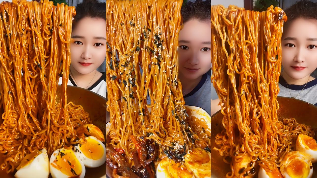 SPICIEST Noodles Challenge 🔥🌶️ | Full Mukbang Eating Video | Mukbang Real Sounds