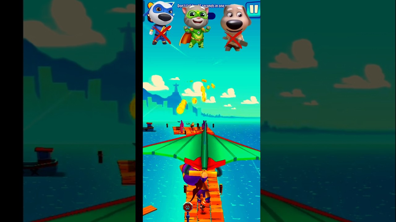 🤯😱🤯talking Tom hero dash superb gameplay video #shorts #trending #youtubeshorts