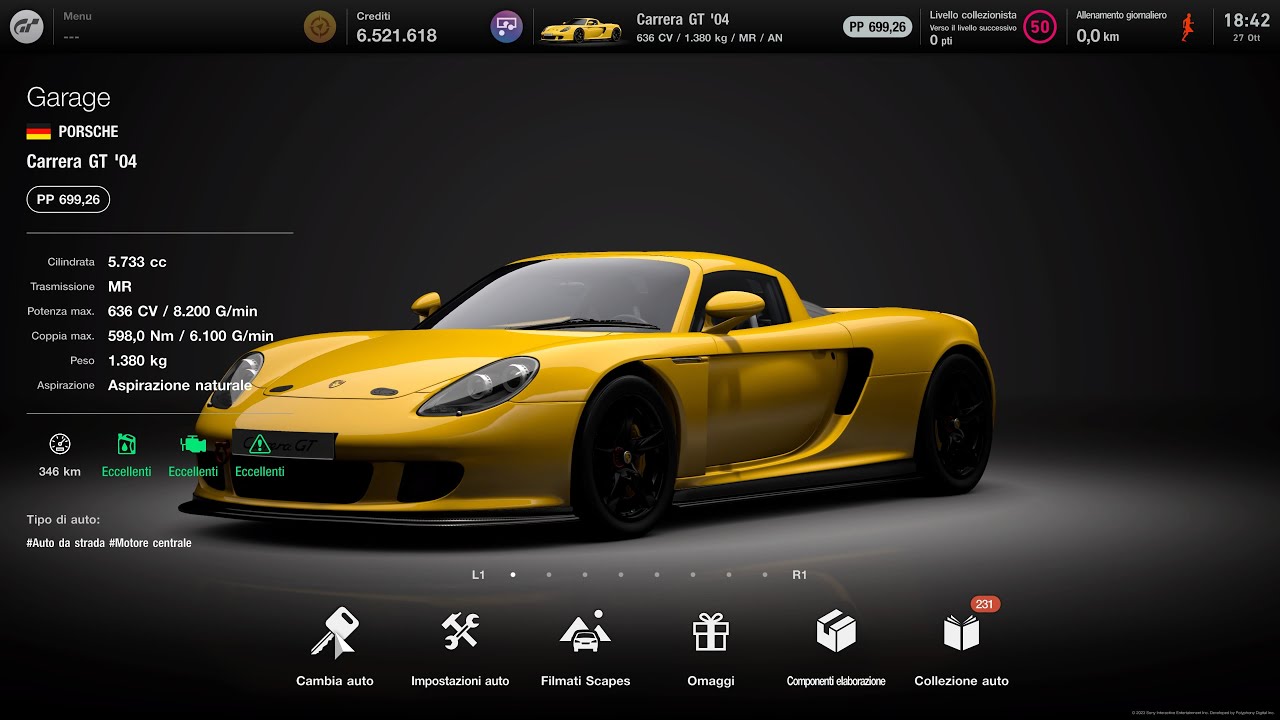 GT7 LE MANS 700PP - PORSCHE CARRERA GT