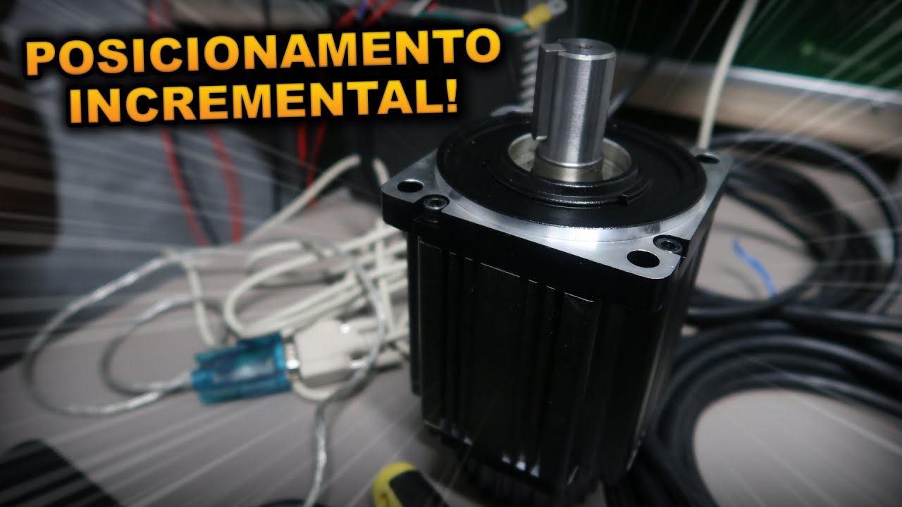 Comando de Posicionamento Incremental! SERVO ACIONAMENTO! #07