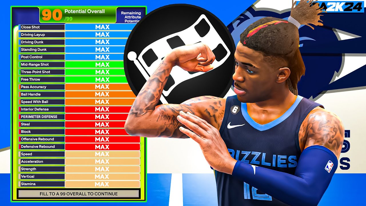 How to make Ja Morant EXACT Build in NBA 2K24!
