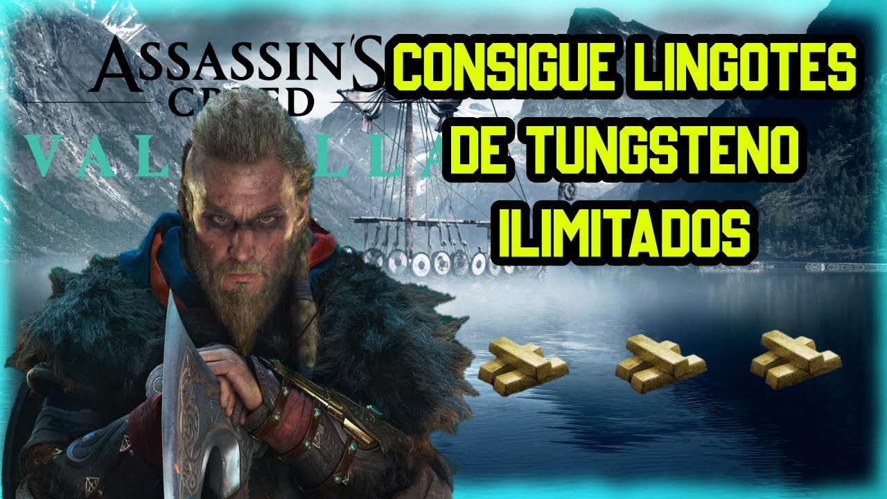 ⚡Cómo CONSEGUIR LINGOTES DE TUNGSTENO en ASSASIN´S CREED VALHALLA⚡ RECURSOS ASSASIN´S CREED VALHALLA