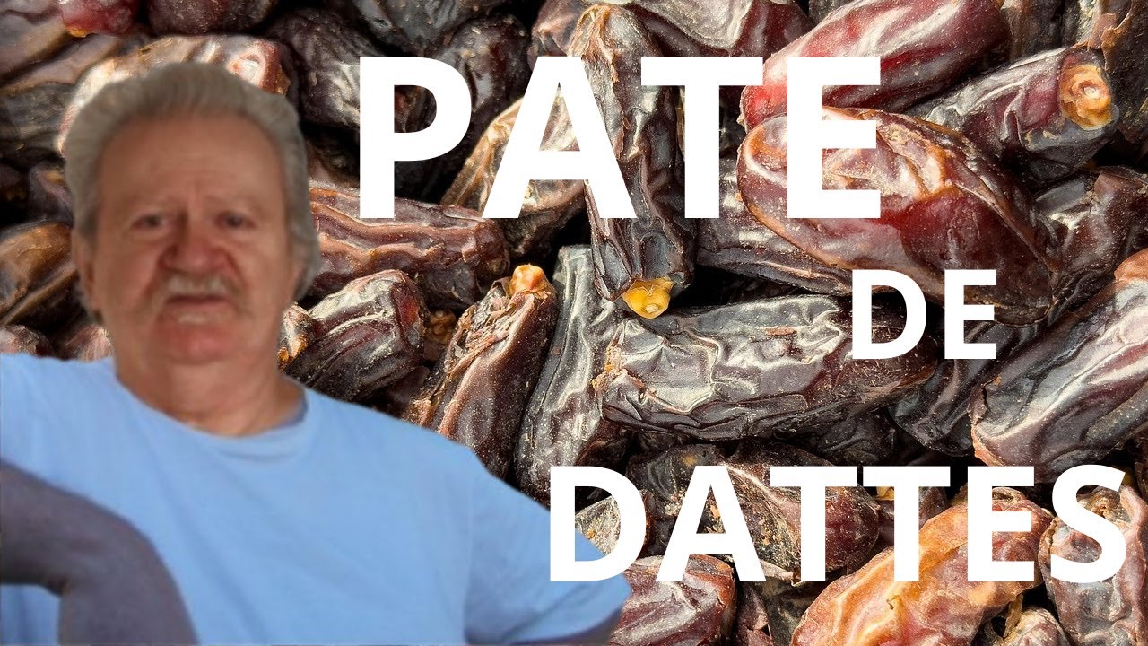 La pâte de dattes maison qui remplace le sucre et les pâtes à tartiner, (glaces, crèmes, desserts)