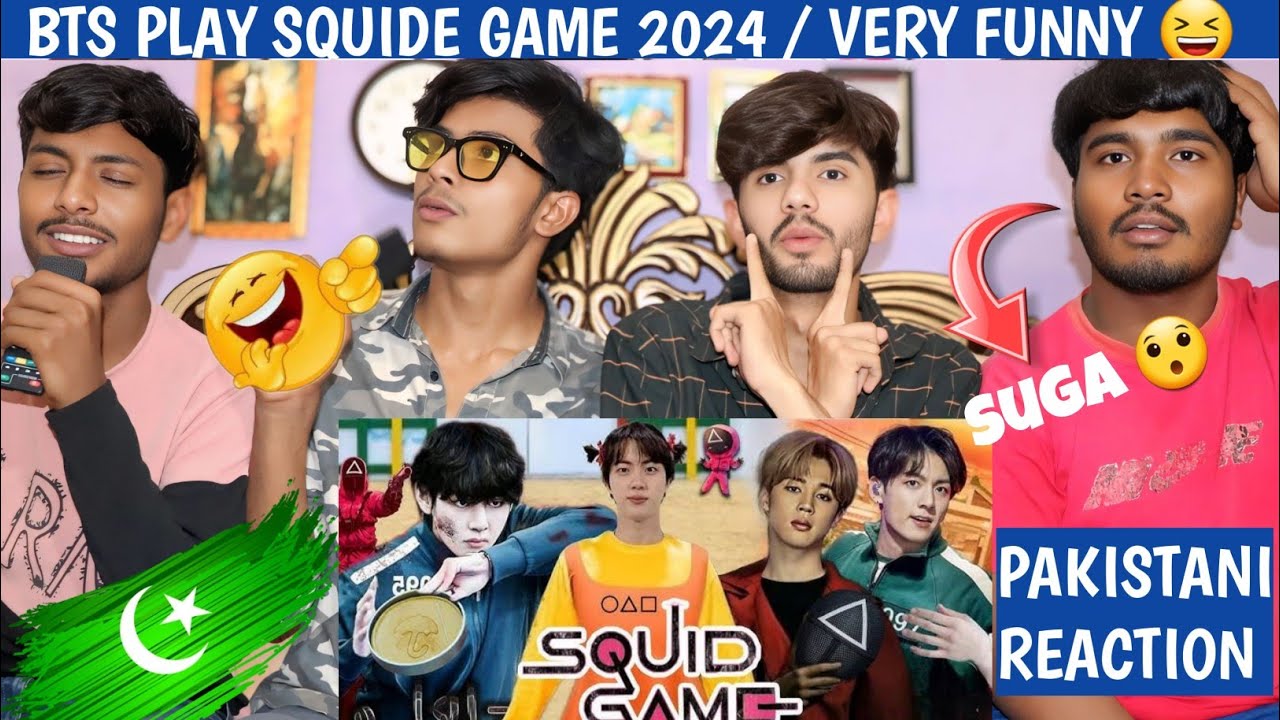 Bts squide game 2025 / Hindi Dub / Funny Dub 😂 Pakistani Reaction - Abaid Official 🎋