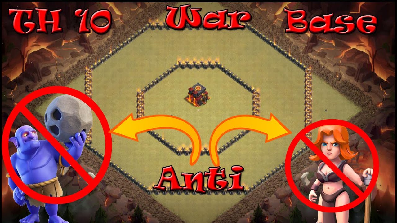 Town Hall 10 (TH10) Best War Base | Anti Valkyrie/ Bowler/ Queen Walk | Clash of clans |