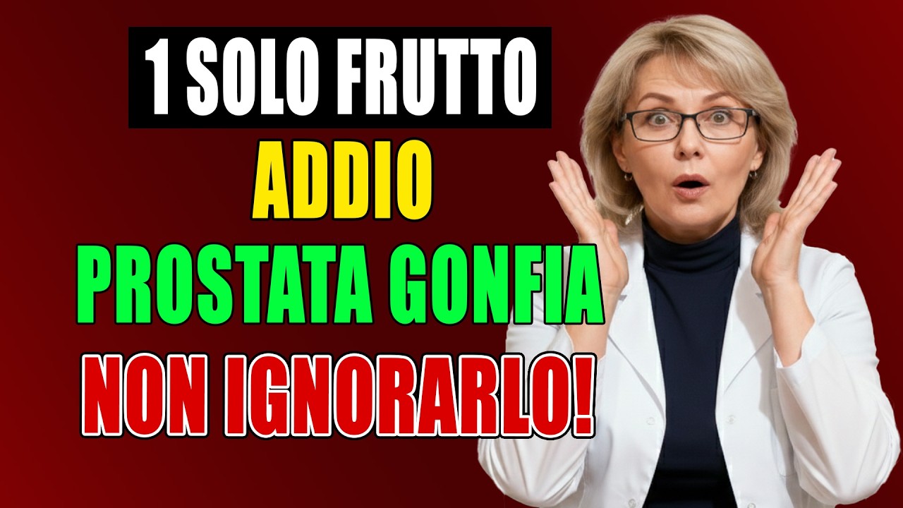 L’unico frutto che rallenta la crescita della prostata! | Addio prostata ingrossata
