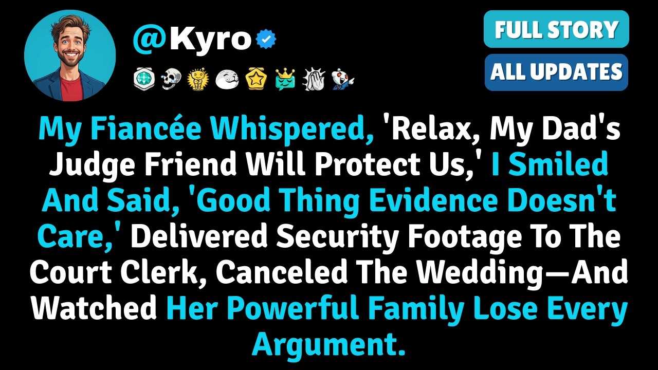 My Fiancée Whispered, 'Relax, My Dad's Judge Friend Will Protect Us,' I Smiled And Said, 'Good Thing