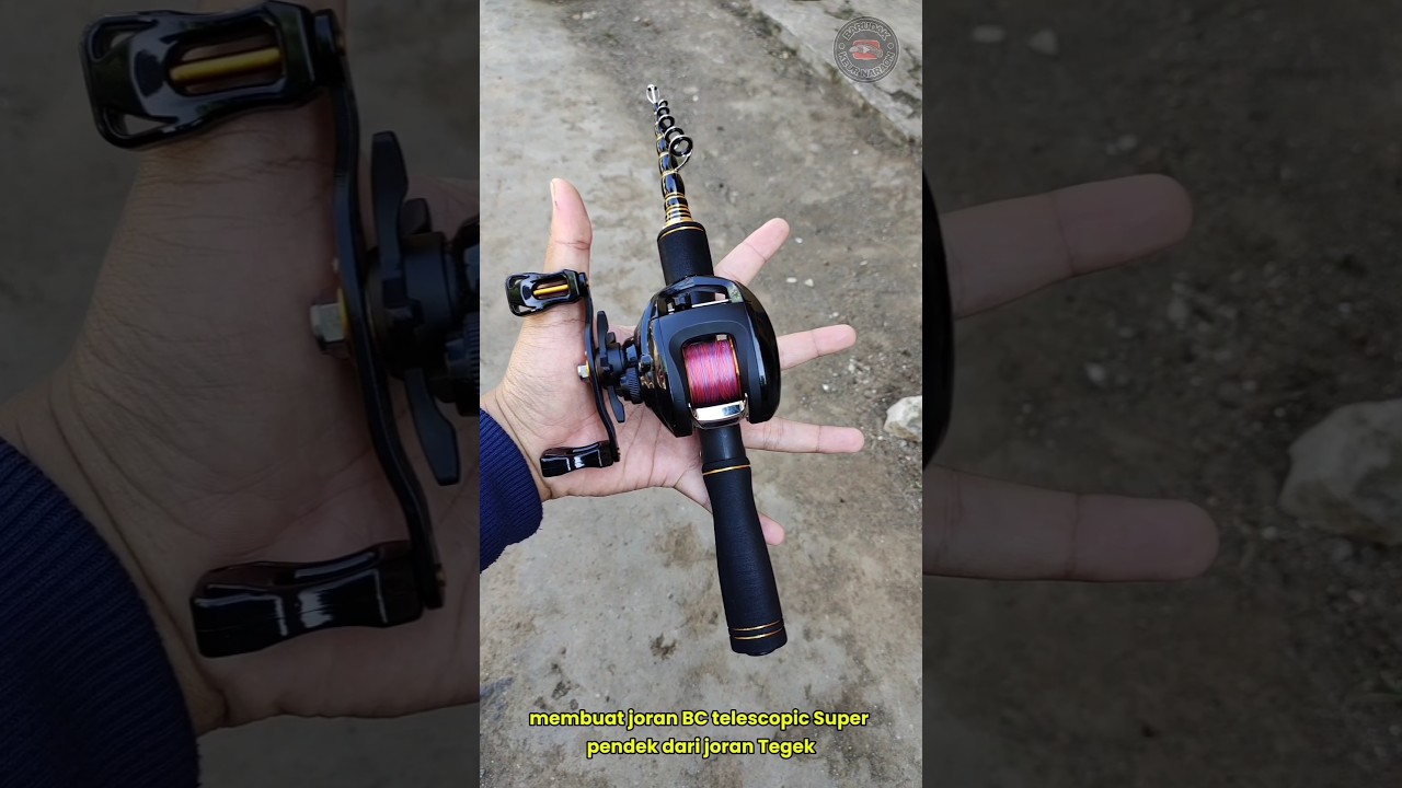 Membuat Joran BC Teleskopik Mini #customrod #joranbc