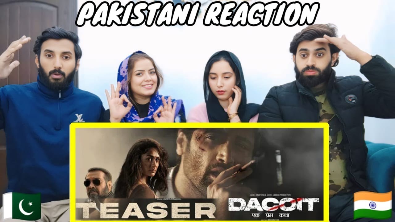 DOCOIT TEASER HINDI | ADIVI SESH |MRUNAL THAKUR ANURAG KASHYAP|PAKISTANI REACTION 