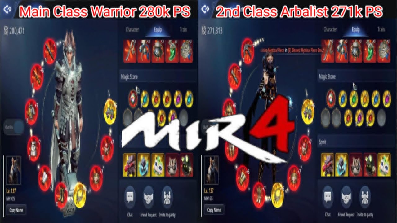 ASIA 3 SERVER 321 Mir4 PVP Ay KILL Yow vs MHIGS Main Class & 2nd Class