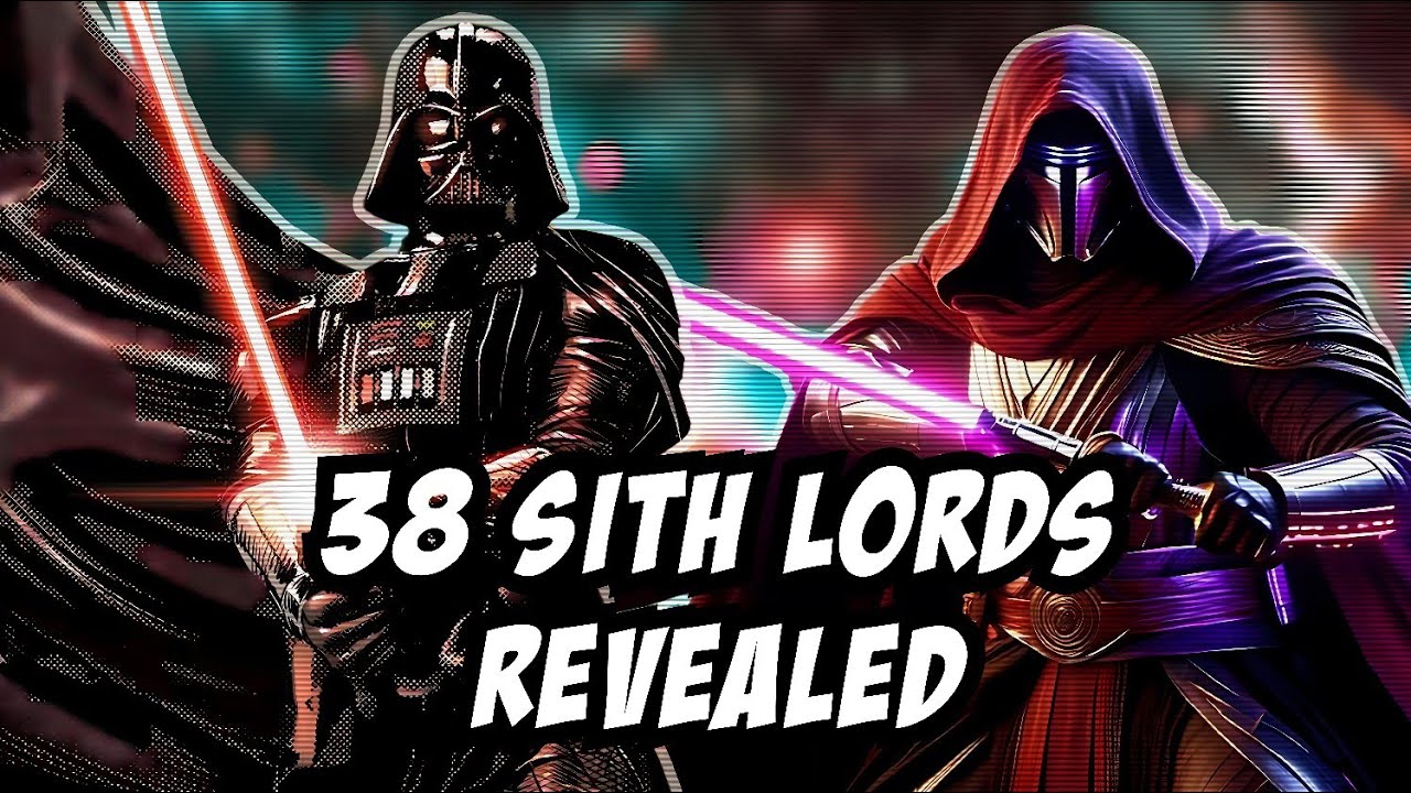 All 38 Sith Lords in Star Wars Canon Revealed!