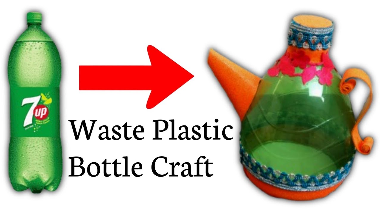 Waste Plastic Bottle Craft | Plastic waste material craft ideas | BEST OUT OF WASTE / Reuse idea
